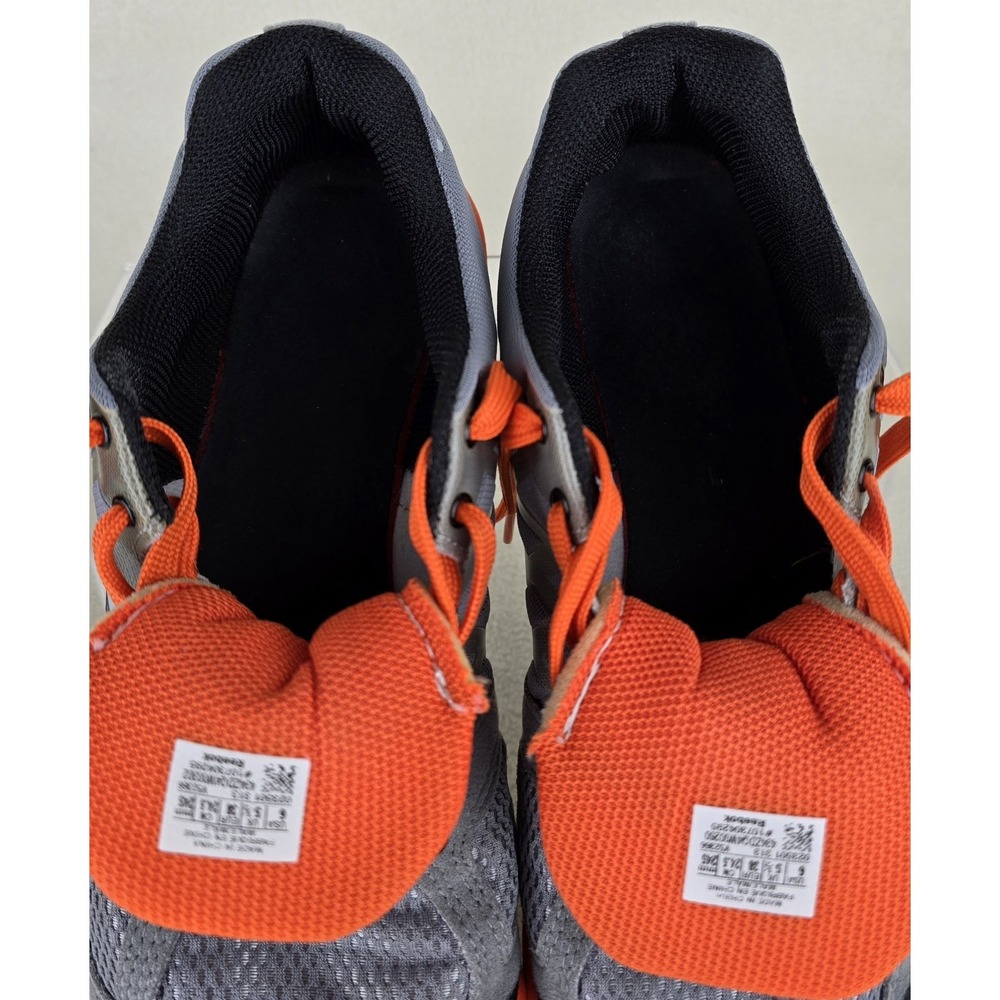 Reebok Crossfit Men Sz 6 Nano 2.0 Shoes Sneaker Gray Orange Training Traction 38 - Picture 9 of 9